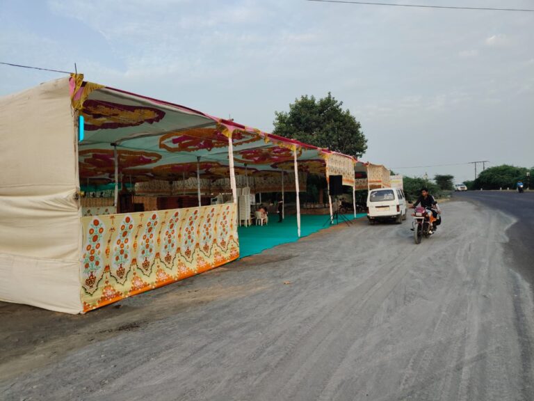 માતાનામઢ જતા પદયાત્રીઓને આવકારવા હાઈવેપર કેમ્પોમાં તડામાર તૈયારીઓ