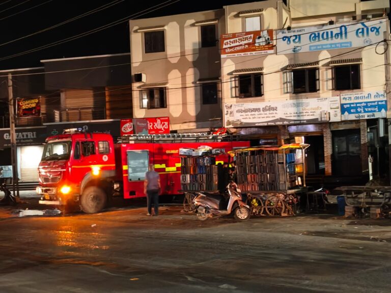 નખત્રાણાના વથાણ ચોકમાં આવેલી ફર્નિચરની દુકાનમાં આગ ભભૂકી ઉઠતા અફડાતફડી